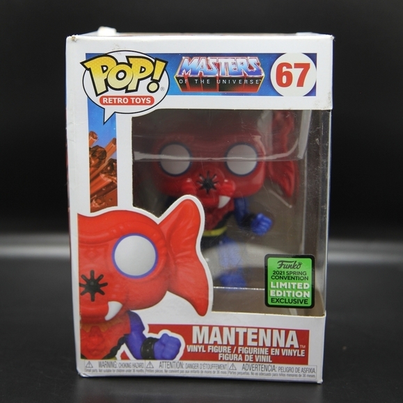 Retro Toys Funko Pop! Masters of the Universe Mantenna 67 ECCC 2021 Excluisve - Picture 1 of 9